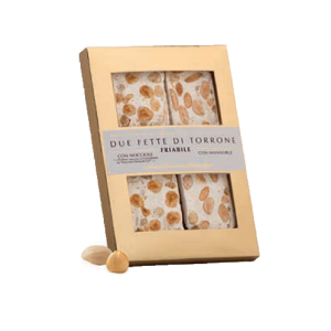 Brittle Torrone  Nougat 2 PC Hazelnuts & Almonds