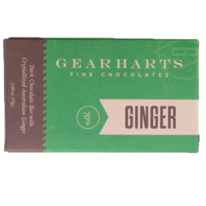 Gearharts Ginger Dark Chocolate Bar