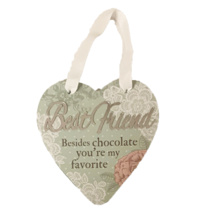 Best Friend Heart Plaque