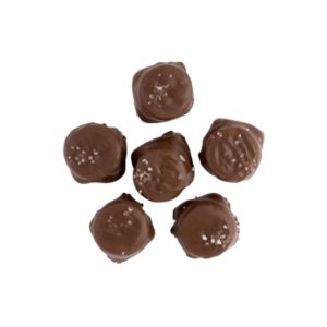Milk Chocolate Sea Salt Caramel Mini Sandwich Cookies
