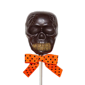 Skull Dark Chocolate Lollipop