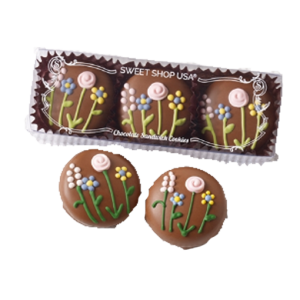 Flowers in Bloom Chocolate Covered Oreos