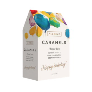 McCrea's Happy Birthday Flavor Trio Caramel Box