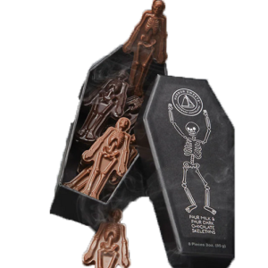 Halloween Skeleton 8pc Coffin Box