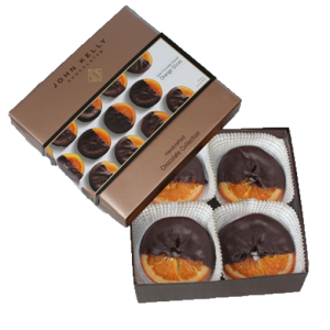 Dark Chocolate Dipped Orange Slices 8pc Box