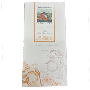 Farmhouse Milk Chocolate w/ Orange & Alaskan Sea Salt