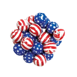 Patriotic Milk Chocolate Balls Gift Bag