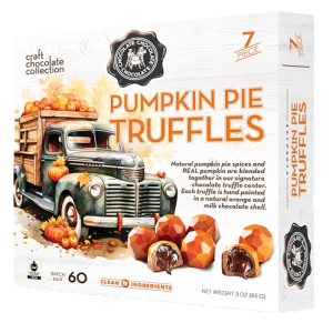 Pumpkin Pie Milk Chocolate Truffle 7pc Box