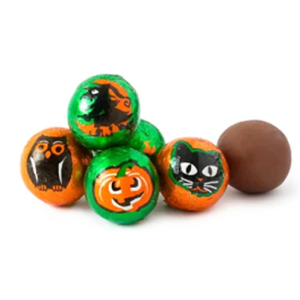 Halloween Mini Pumpkin Balls Milk Chocolate Bag